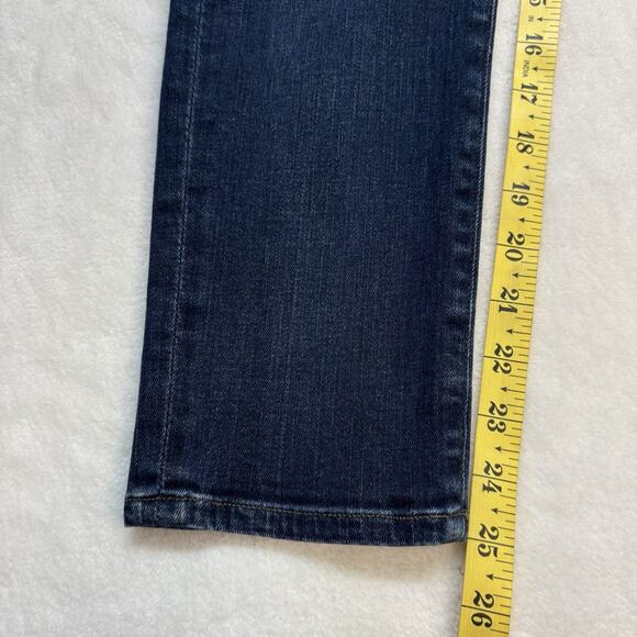 Citizens of Humanity Rocket Crop Mid Rise Skinny Blue Jeans Dark Wash Size 31 - Picture 16 of 16